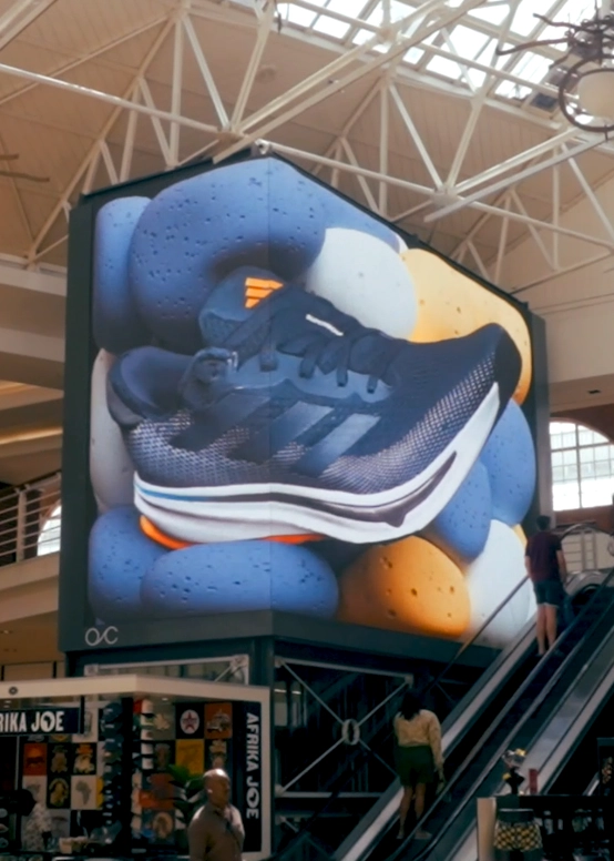 3DOOH and anamorphic CGI - selected frames